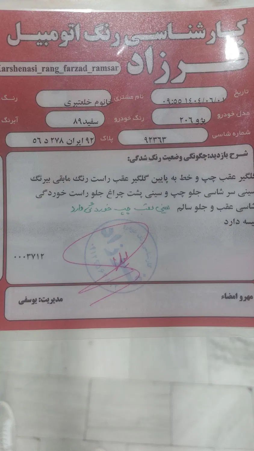 پژو 206 تیپ 2 - 1389