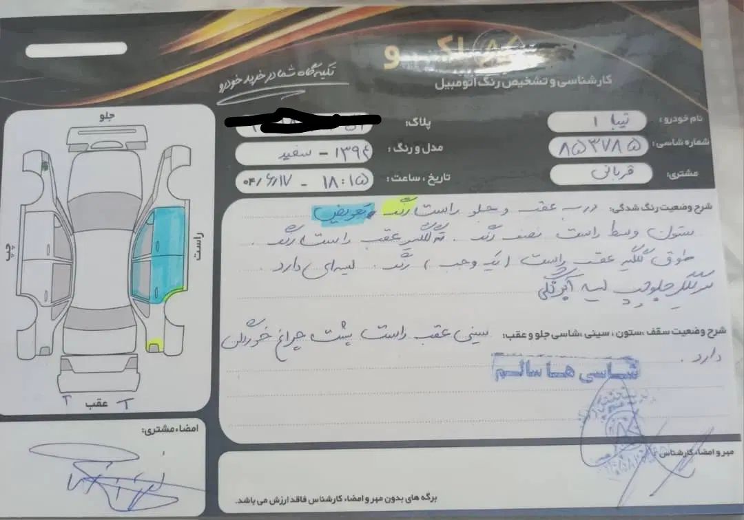 تیبا صندوق دار SX - 1394