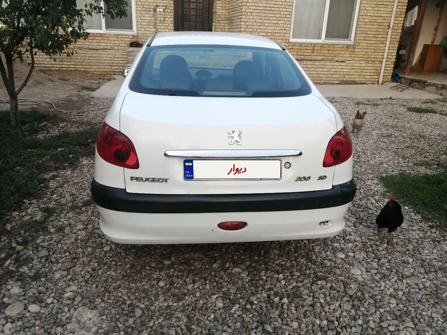 پژو ۲۰۶ صندوق دار v8 - 1395