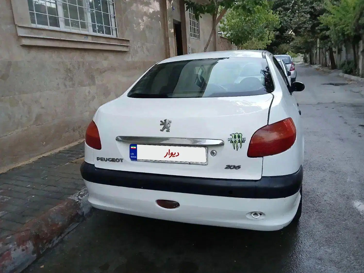 پژو ۲۰۶ صندوق دار v6 - 1389