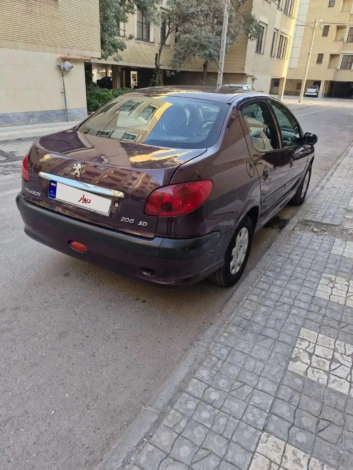 پژو ۲۰۶ صندوق دار v1 - 1390