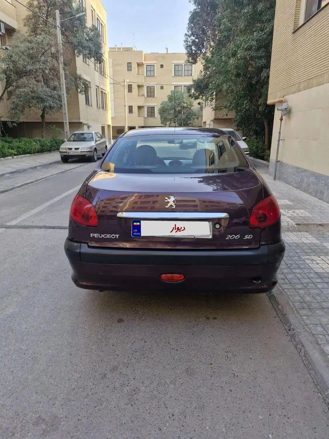 پژو ۲۰۶ صندوق دار v1 - 1390