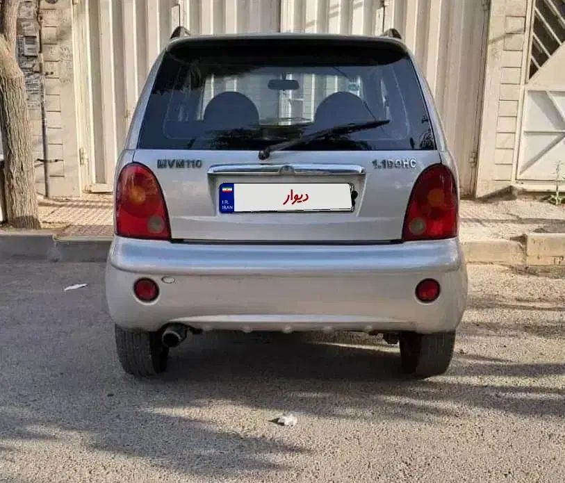 ام وی ام 110 چهار سیلندر دنده ای - 1392