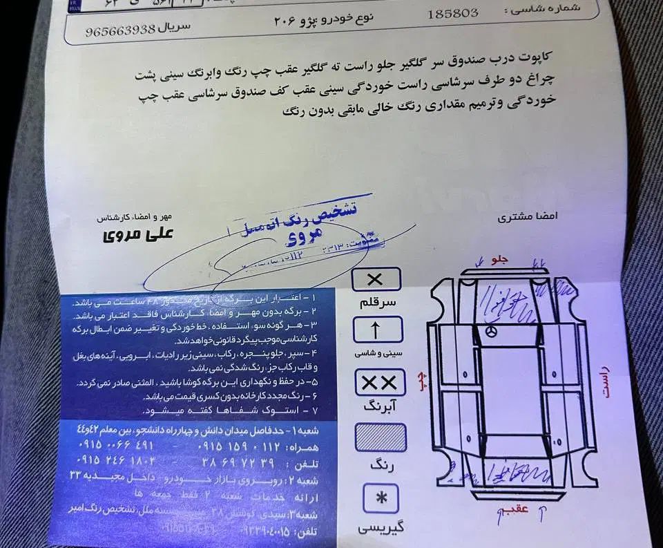پژو 206 تیپ 2 - 1399