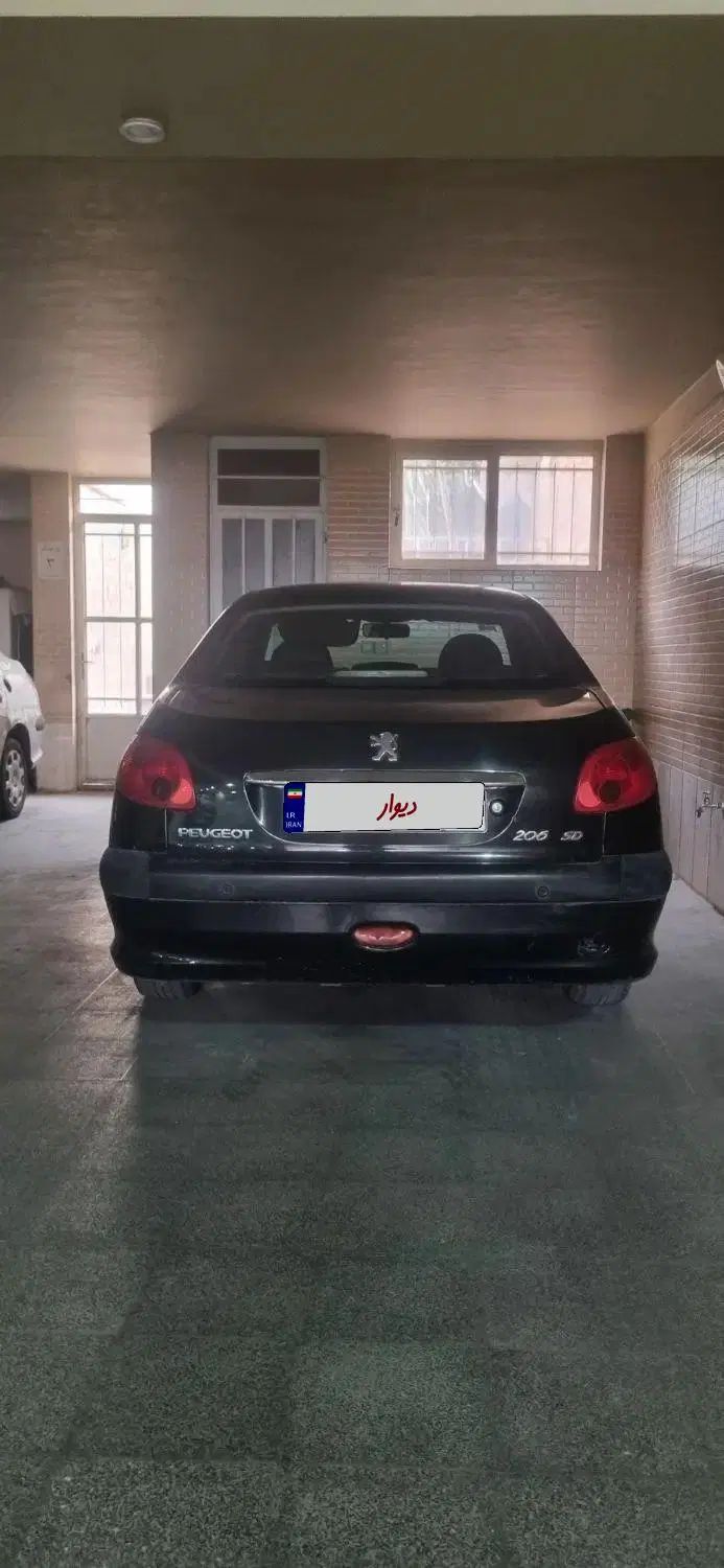 پژو ۲۰۶ صندوق دار v8 - 1395