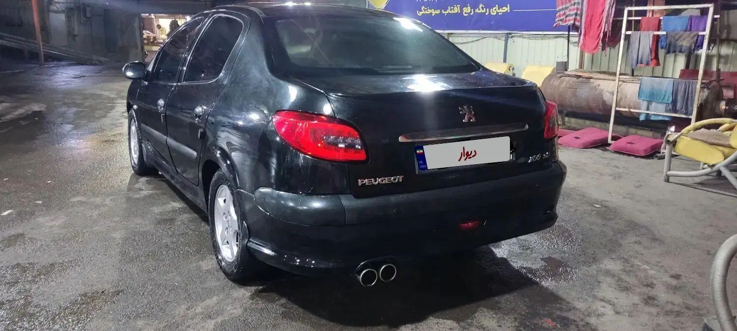 پژو ۲۰۶ صندوق دار v8 - 1393