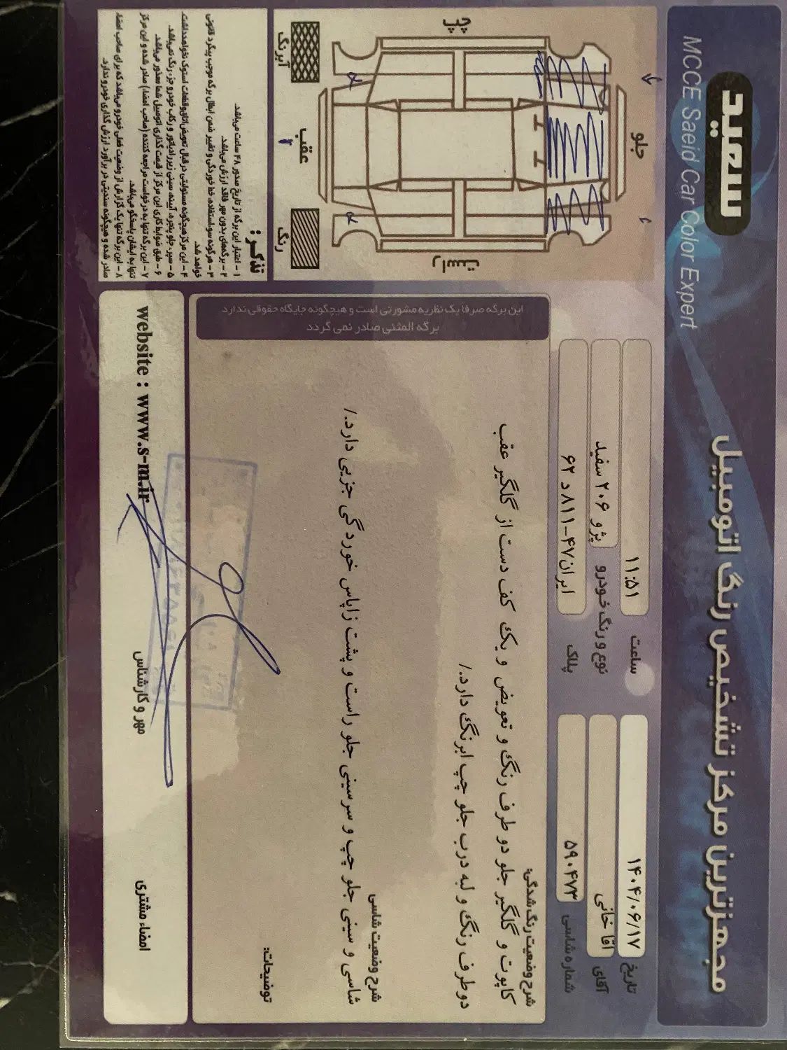 پژو 206 تیپ 2 - 1391