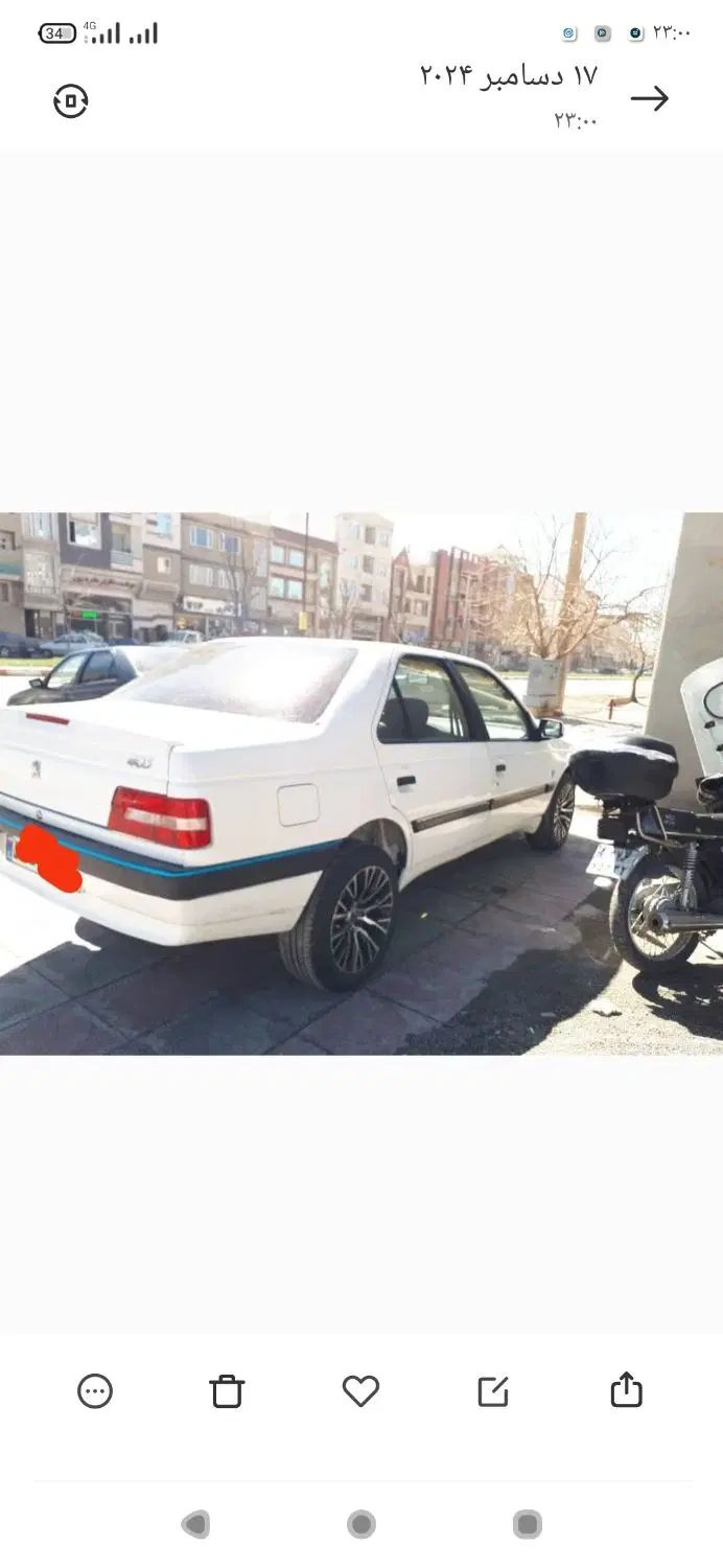 پژو 405 SLX بنزینی  XU7 - 1390