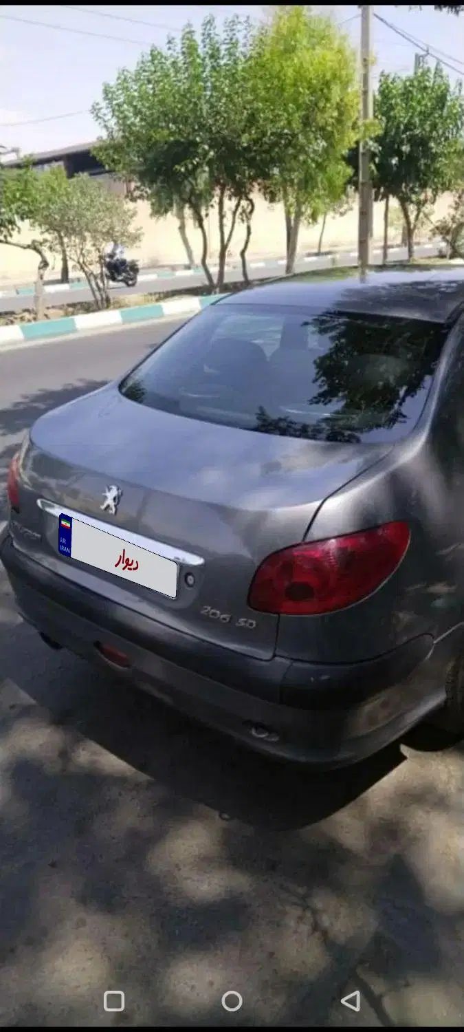 پژو ۲۰۶ صندوق دار v1 - 1387