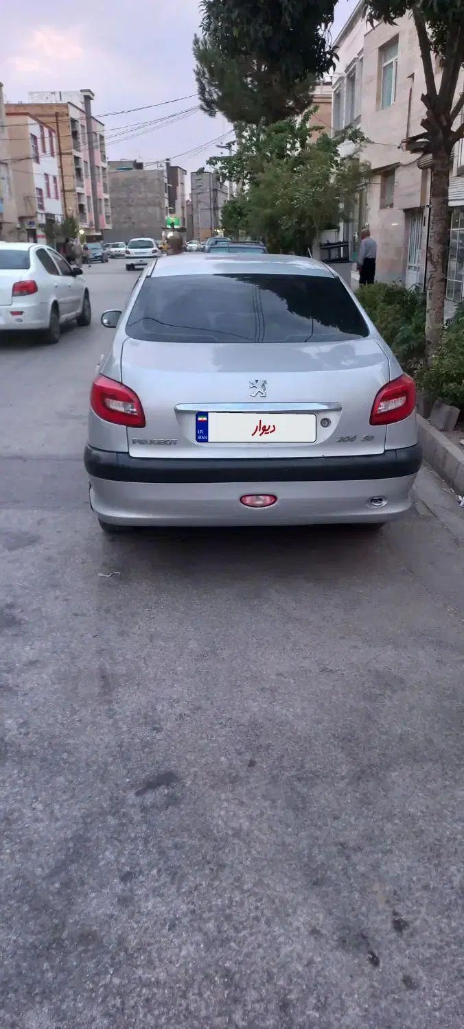 پژو ۲۰۶ صندوق دار v20 - 1389