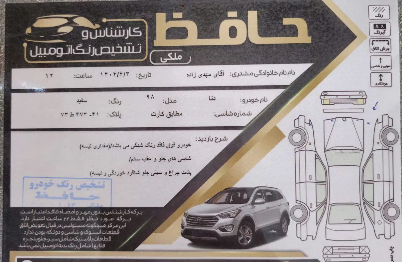 دنا پلاس تیپ ۱ دو ایربگ - 1398