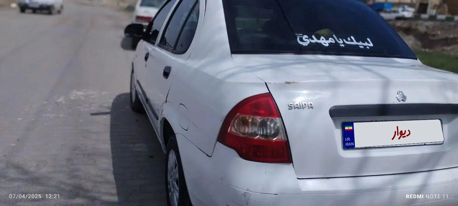 تیبا صندوق دار LX دوگانه سوز - 1395