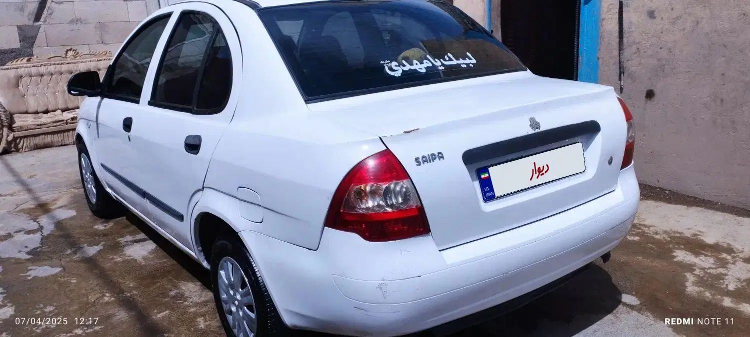 تیبا صندوق دار LX دوگانه سوز - 1395
