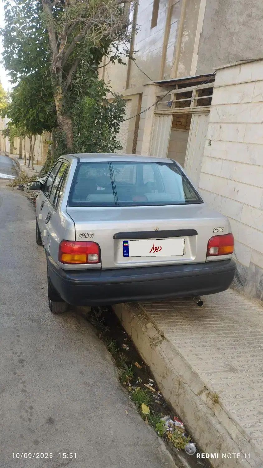 پراید صبا بنزینی - 1386
