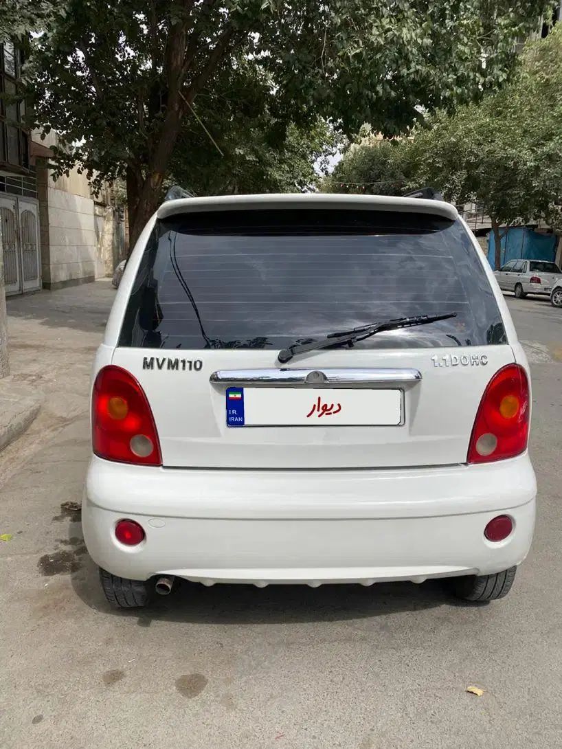 ام وی ام 110 چهار سیلندر دنده ای - 1391