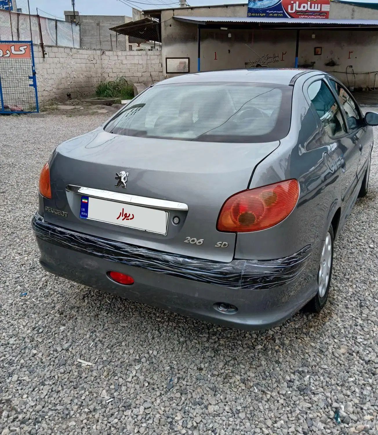پژو ۲۰۶ صندوق دار v8 - 1387