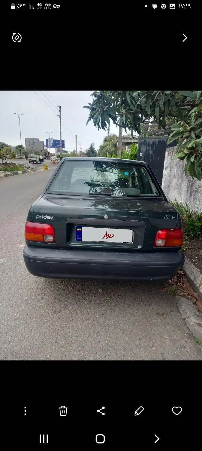 پراید صبا بنزینی - 1382