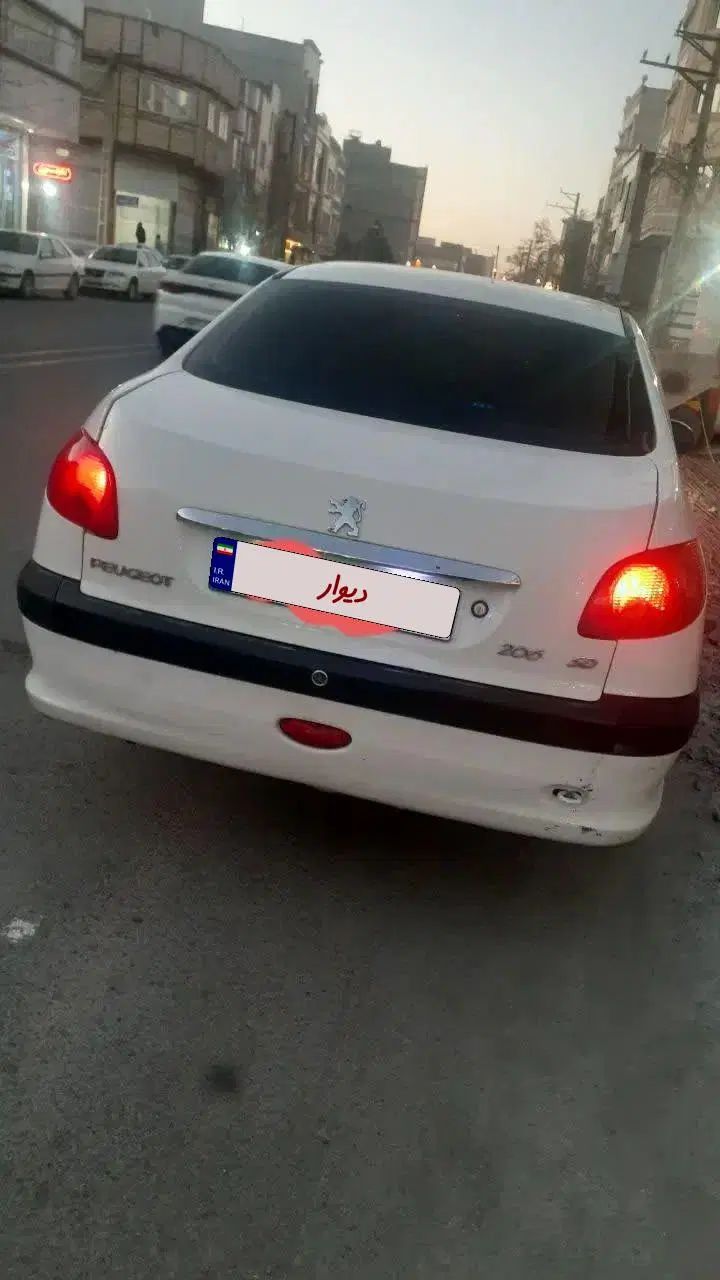 پژو 206 تیپ 2 - 1386