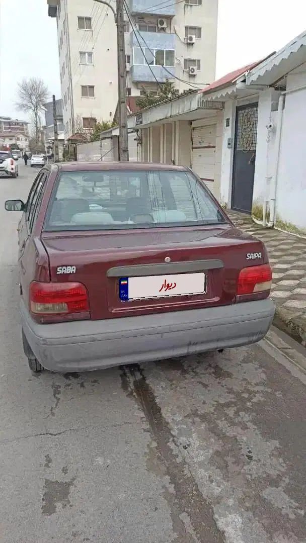 پراید صبا بنزینی - 1386