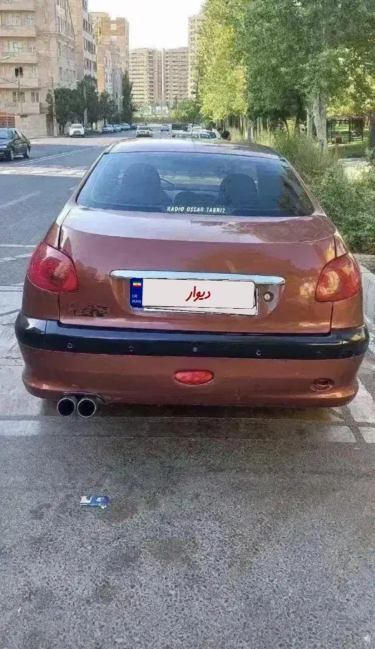 پژو ۲۰۶ صندوق دار v8 - 1388