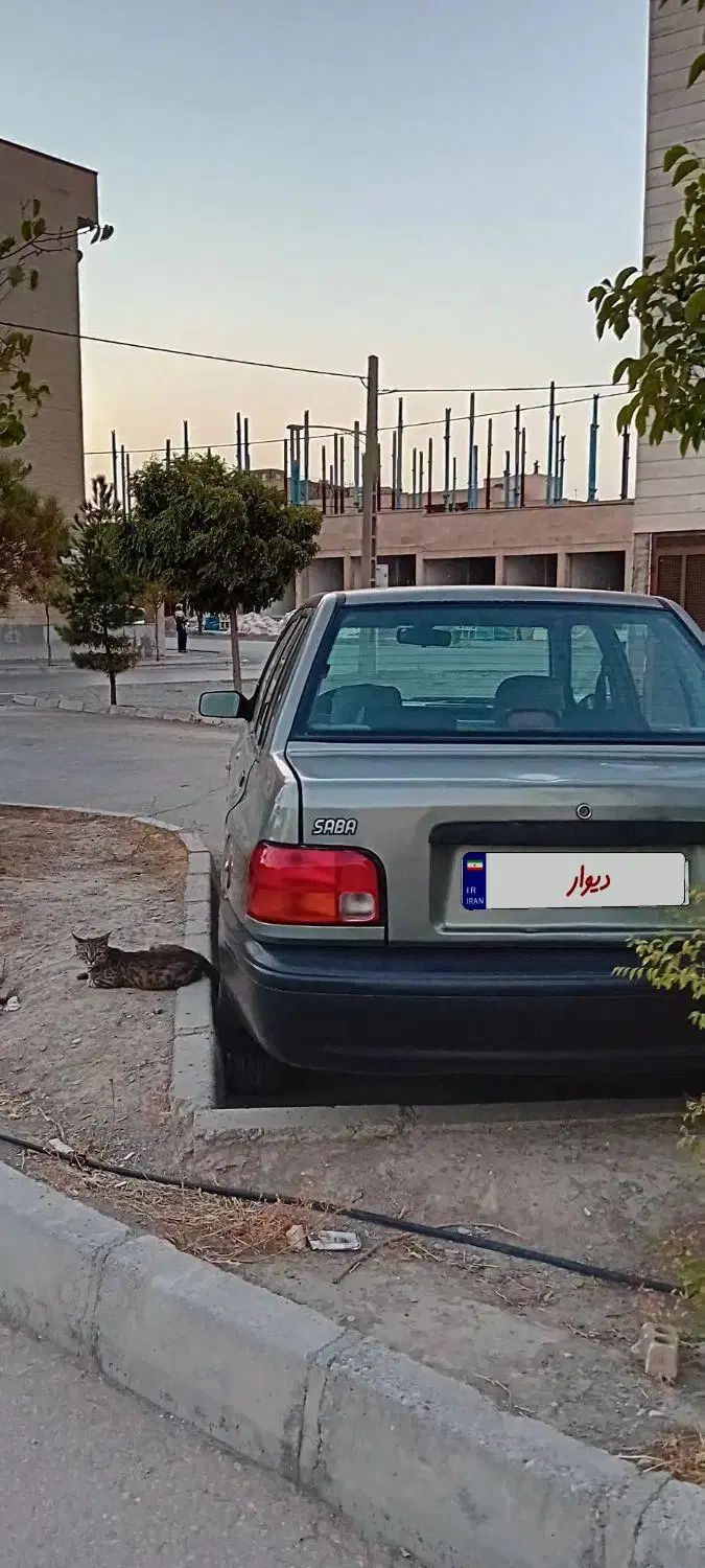 پراید صبا بنزینی - 1386