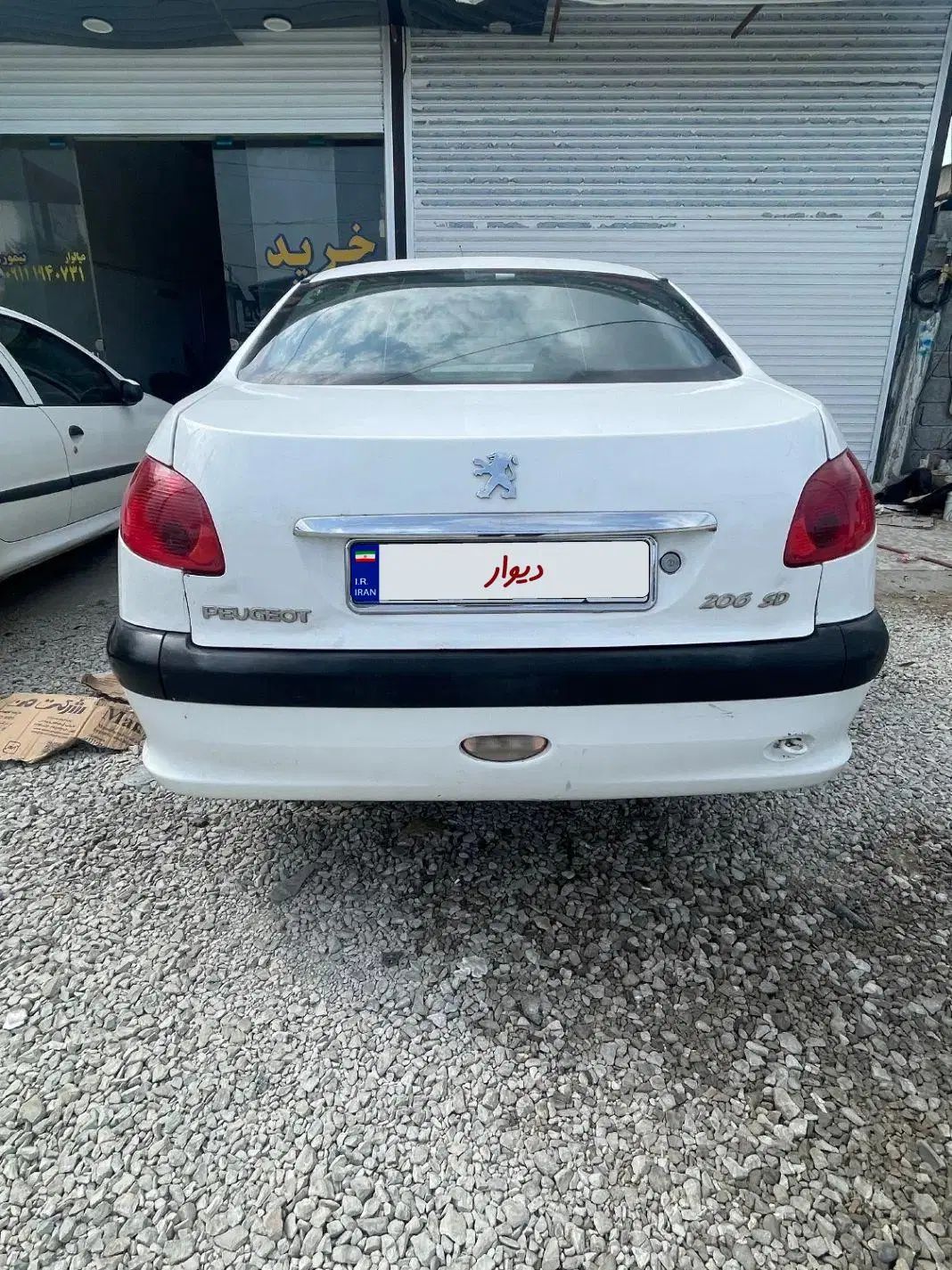 پژو ۲۰۶ صندوق دار v8 - 1389
