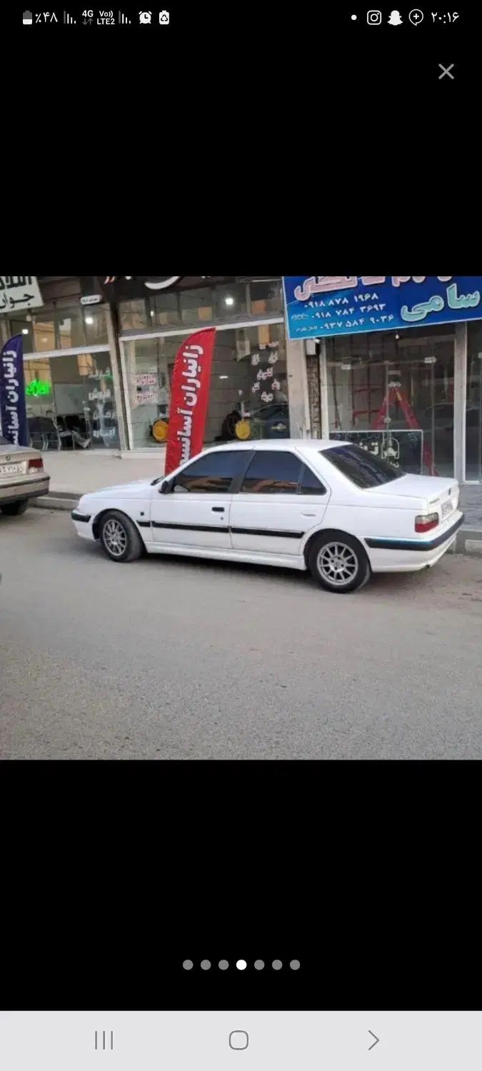 پژو پارس دوگانه سوز - 1388