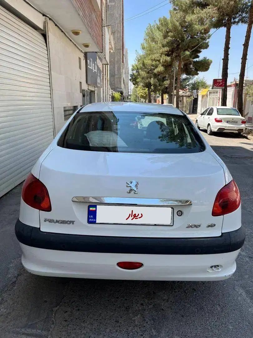 پژو ۲۰۶ صندوق دار v8 - 1395