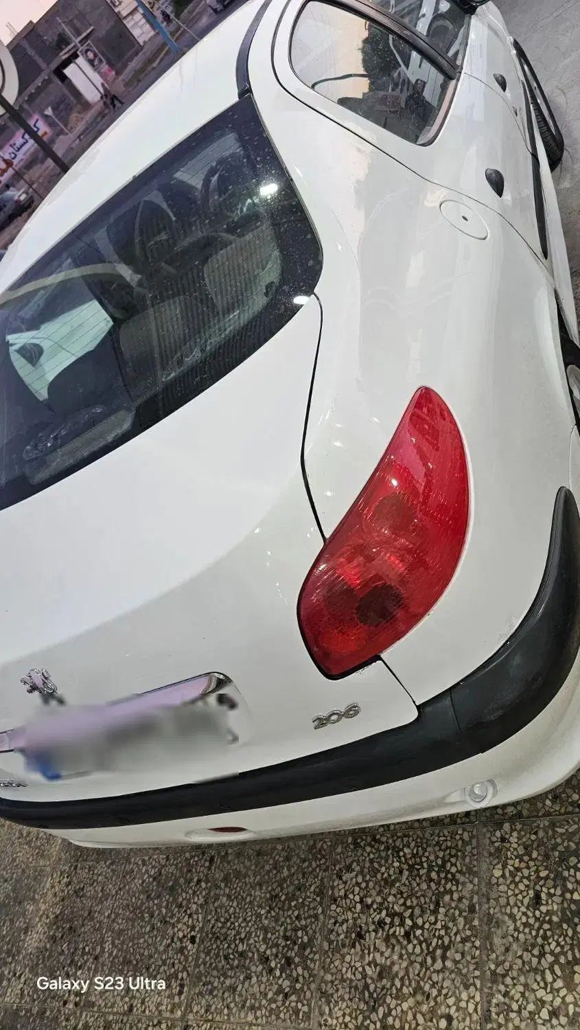 پژو ۲۰۶ صندوق دار v8 - 1386