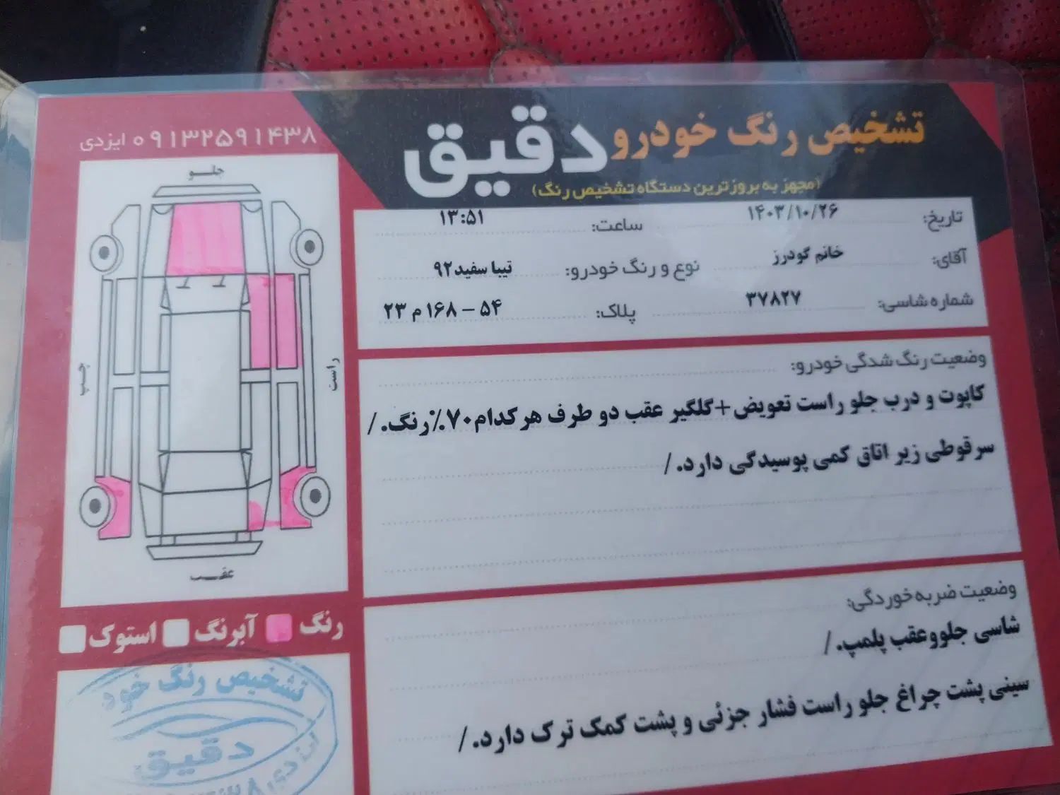 تیبا صندوق دار SX - 1392