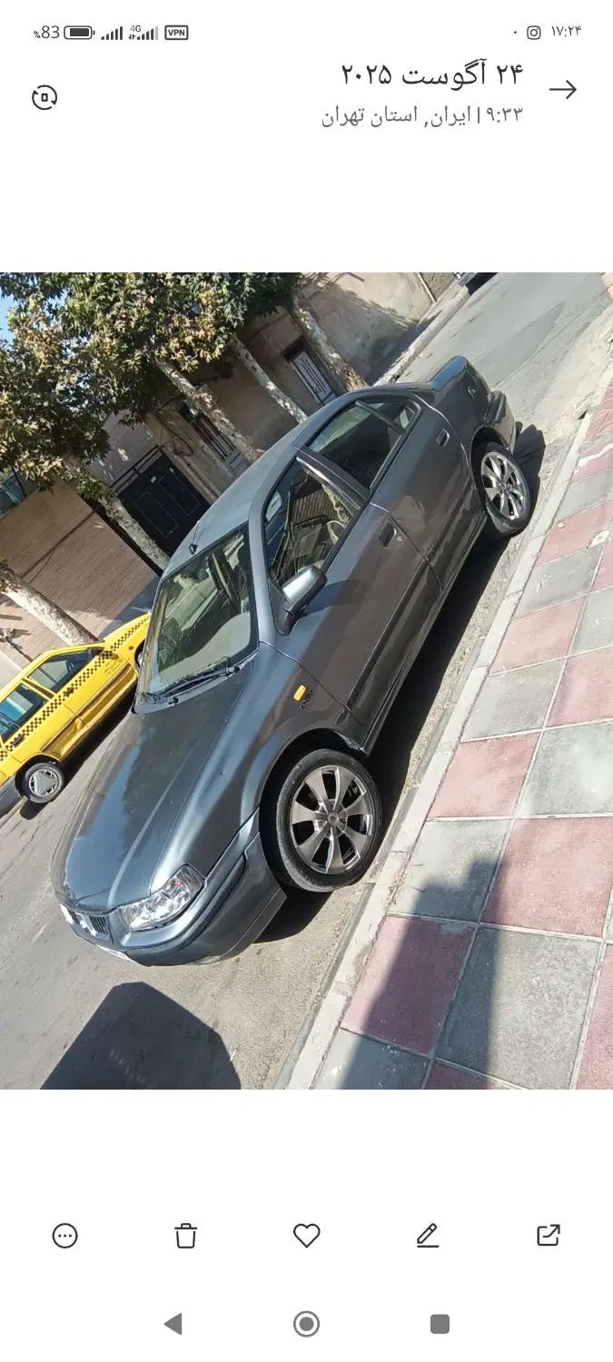 سمند LX EF7 دوگانه سوز - 1389