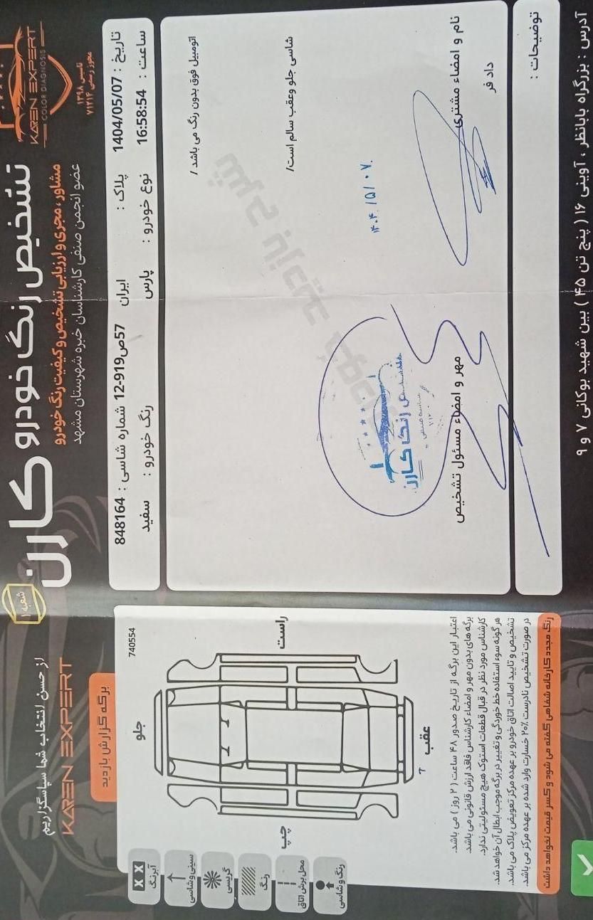 پژو پارس XU7P - 1401