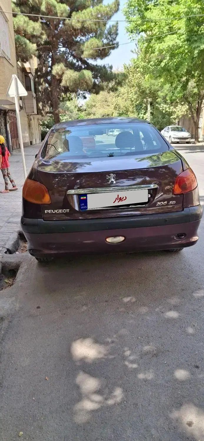 پژو ۲۰۶ صندوق دار v20 - 1390