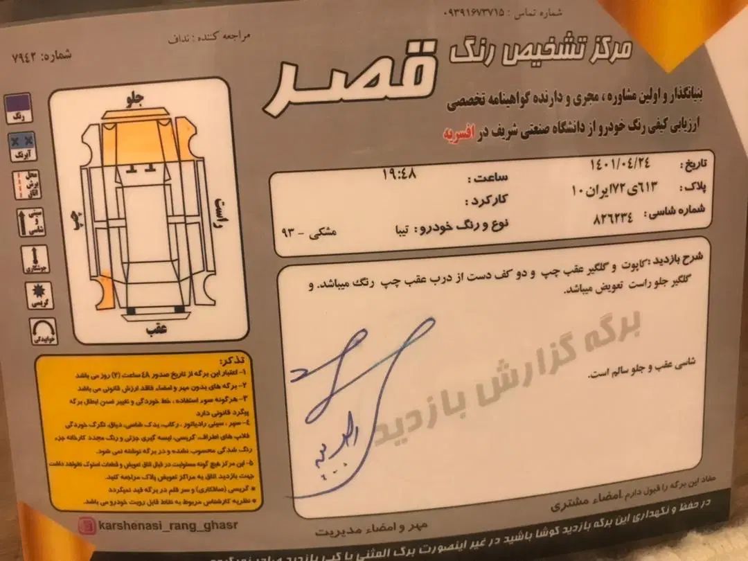 تیبا صندوق دار SX - 1393