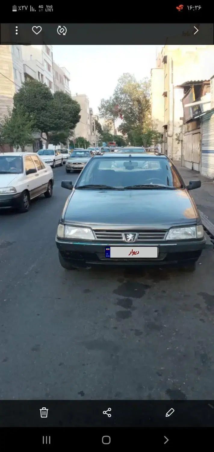 پژو روآ دوگانه سوز - 1387