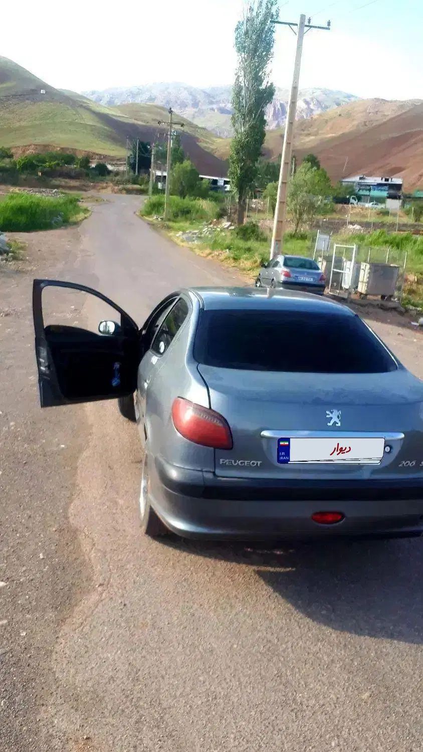 پژو ۲۰۶ صندوق دار v8 - 1388