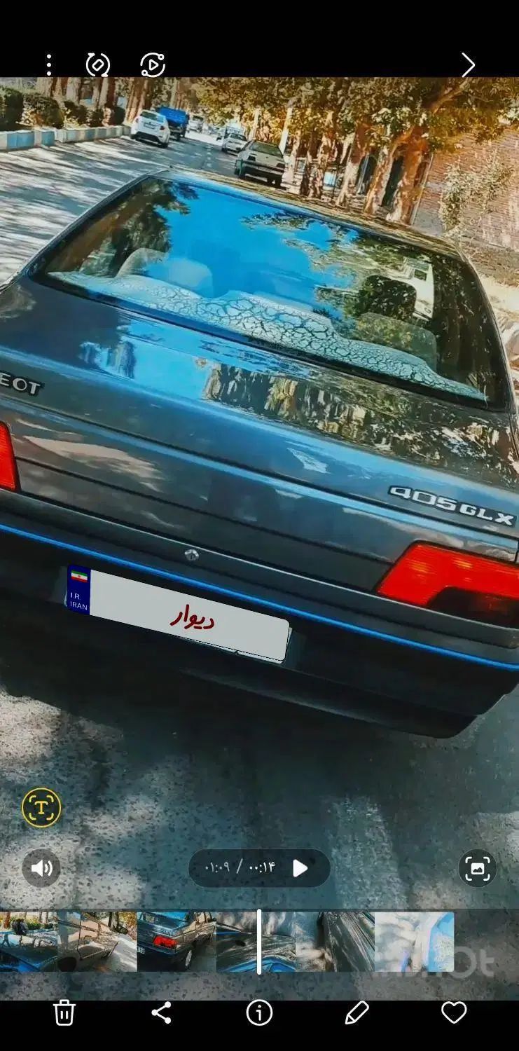 پژو 405 GLX - دوگانه سوز - 1396