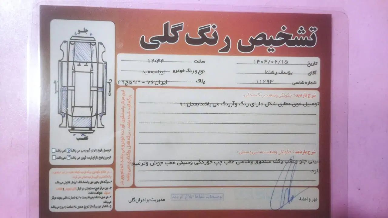 تیبا صندوق دار SX - 1391