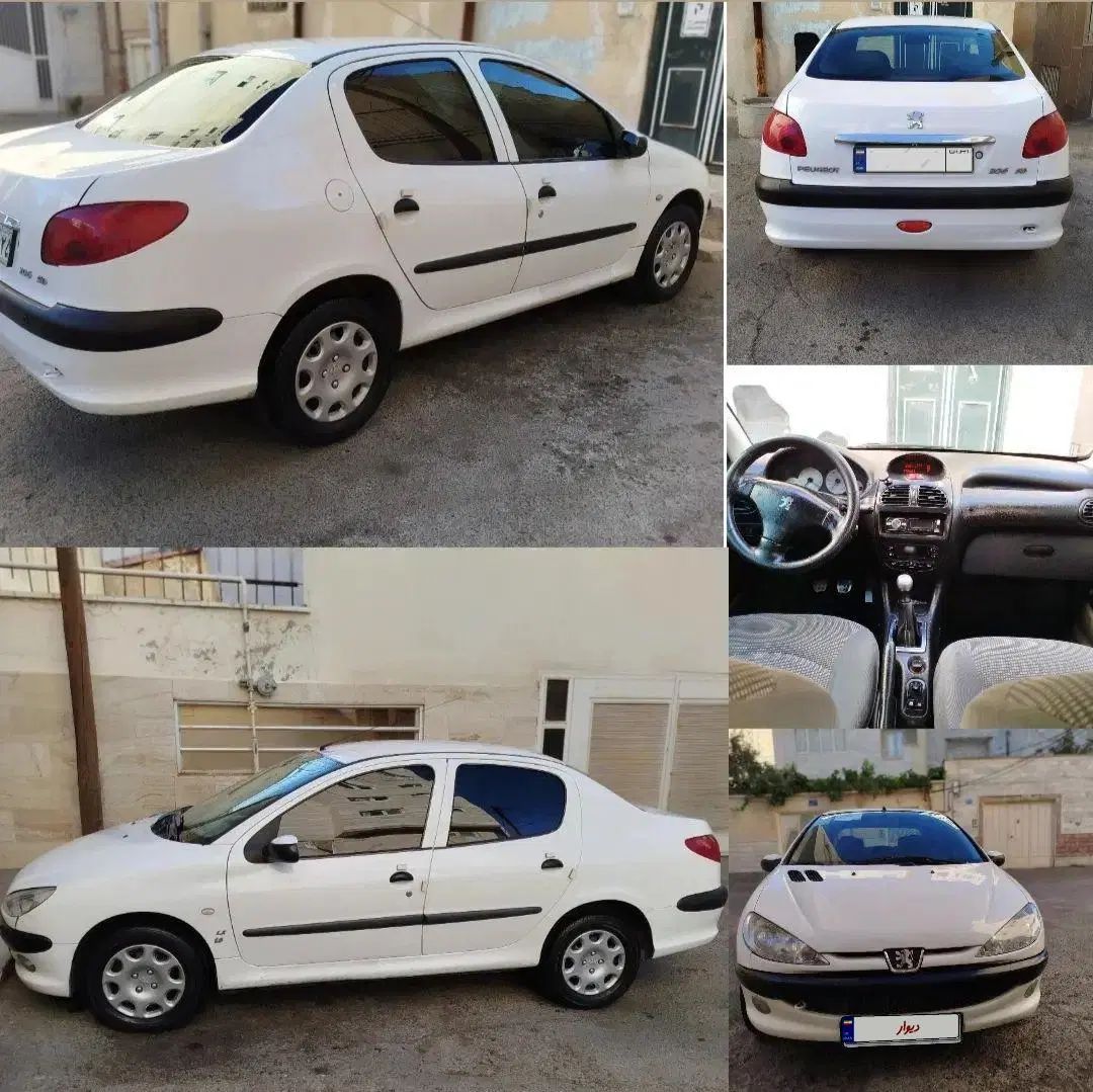 پژو ۲۰۶ صندوق دار v8 - 1396