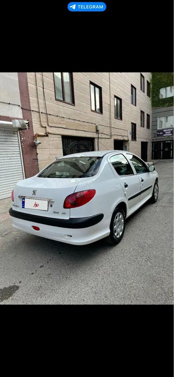 پژو ۲۰۶ صندوق دار v8 - 1400