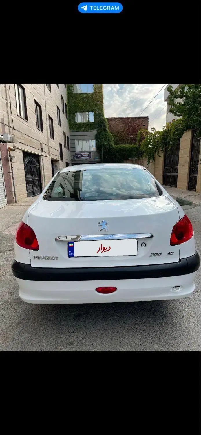 پژو ۲۰۶ صندوق دار v8 - 1400
