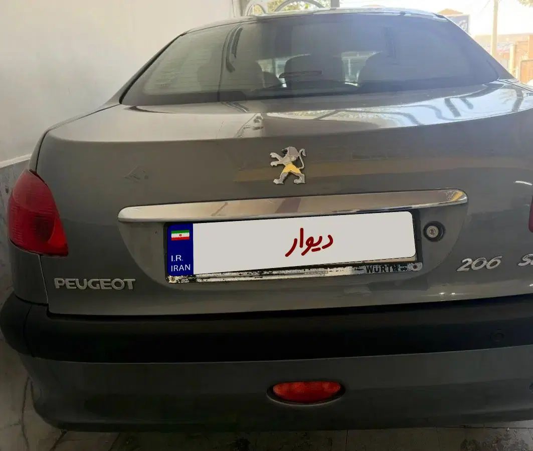 پژو ۲۰۶ صندوق دار v8 - 1397