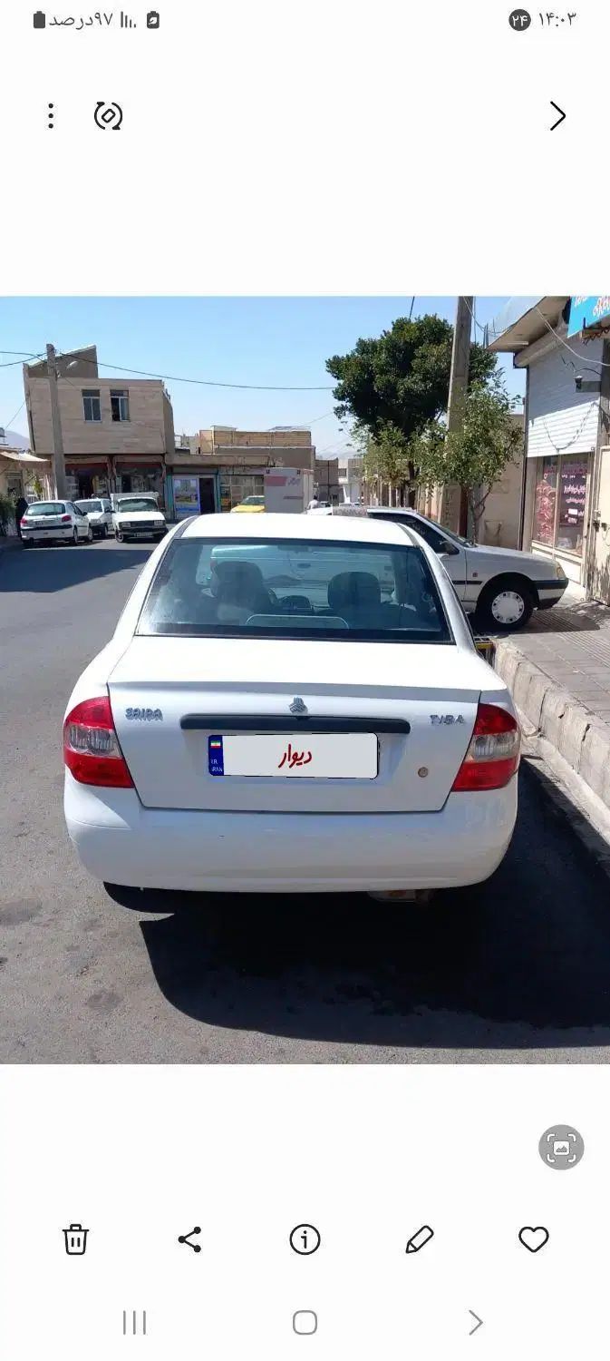 تیبا صندوق دار SX - 1393