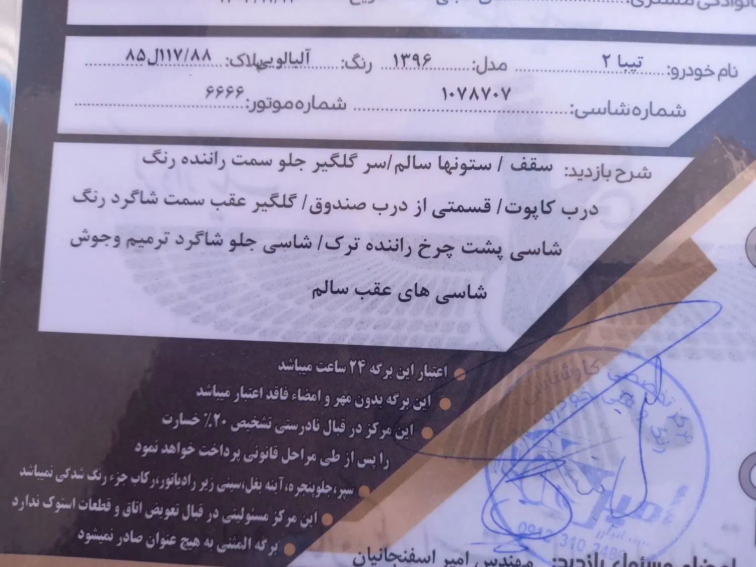 تیبا 2 EX رینگ آلومینیومی - 1396