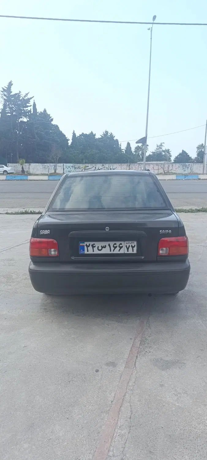 پراید صبا بنزینی - 1386