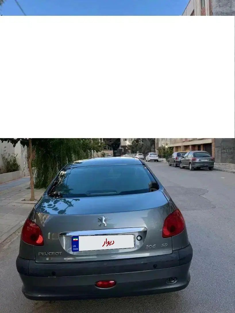 پژو ۲۰۶ صندوق دار v8 - 1397