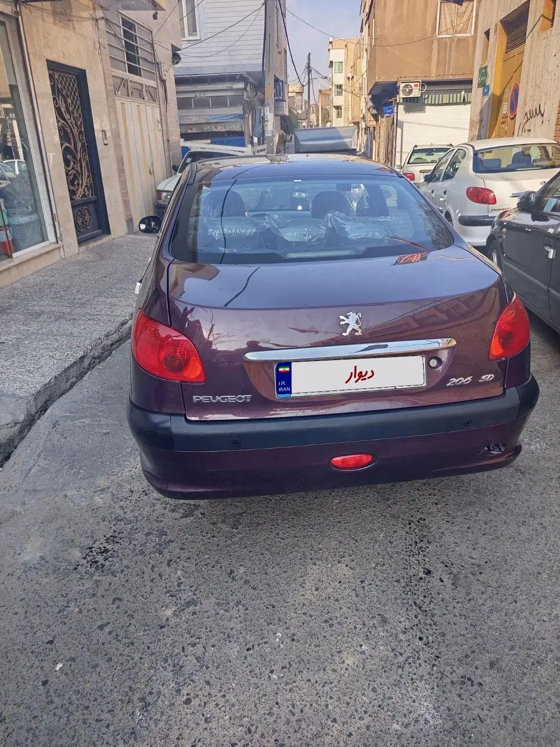 پژو ۲۰۶ صندوق دار v8 - 1396