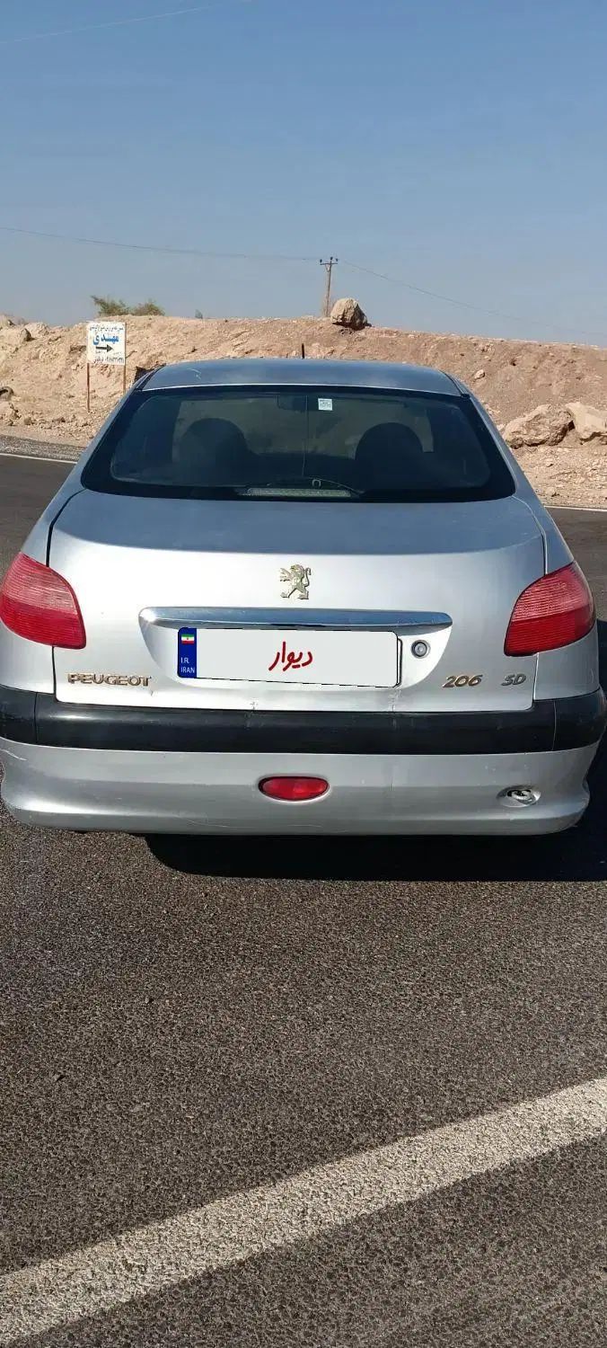 پژو ۲۰۶ صندوق دار v1 - 1386