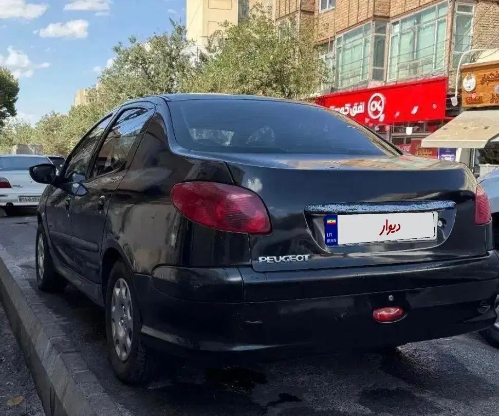 پژو ۲۰۶ صندوق دار v8 - 1387