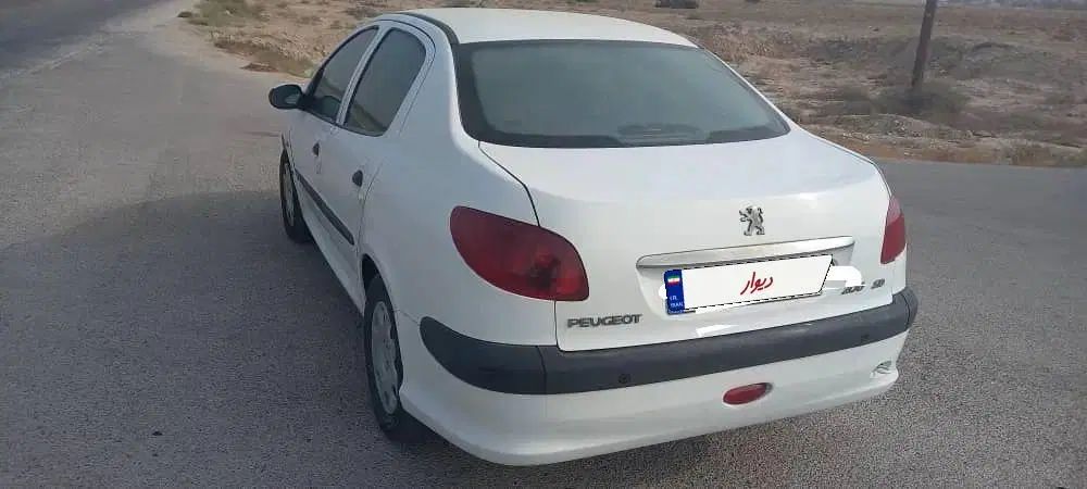 پژو ۲۰۶ صندوق دار v8 - 1393